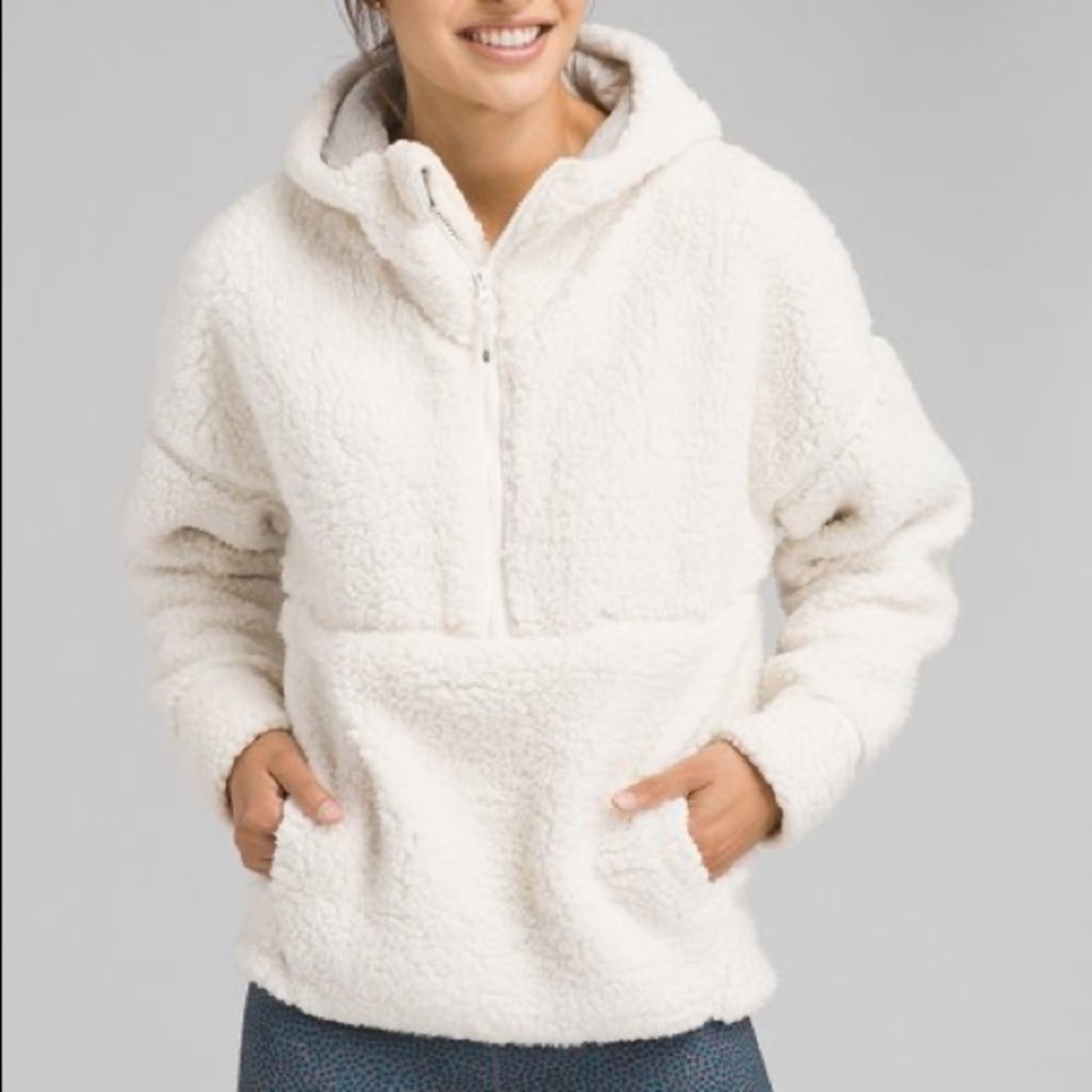 Prana Permafrost half-zip hoodie M